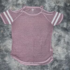 ♥️ SO Pink Cold Shoulder Top
